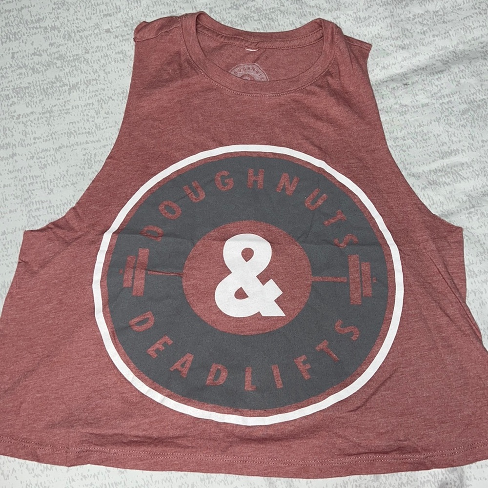 Doughnuts & Deadlifts muscle tank